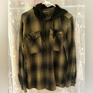 Men’s flannel hoodie
